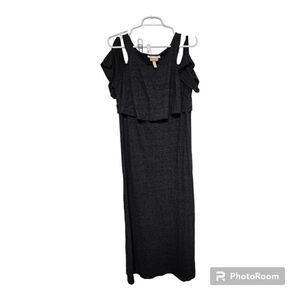 Jessica simpson dress womens size maternity medium navy blue maxi long